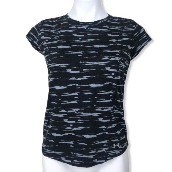 Under Armour Mesh Run Tee Shirt S Athletic Gym Training Tennis Golf Top 1309454 - Picture 3 of 15